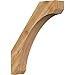 Ekena Millwork BRC06X28X34LEC00RWR 6"W x 28"D x 34"H Legacy Rough Sawn Knee Brace, Western Red Cedar