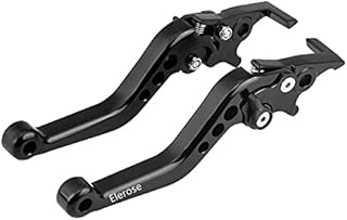 Elerose CBF Levers--Double Disc Brake Lever Motorbike Brake Handle Levers Double Disc 1 Pair CNC Aluminum Motorcycle Scooter Modification Double Disc Brake Lever Black