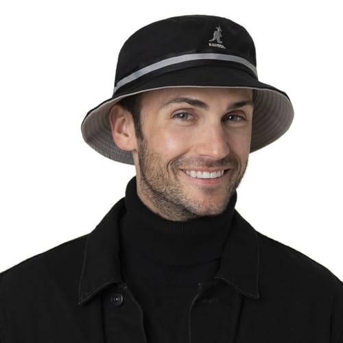 Image of Kangol Stripe Lahinch - Cardinal /XL Bucket Hat