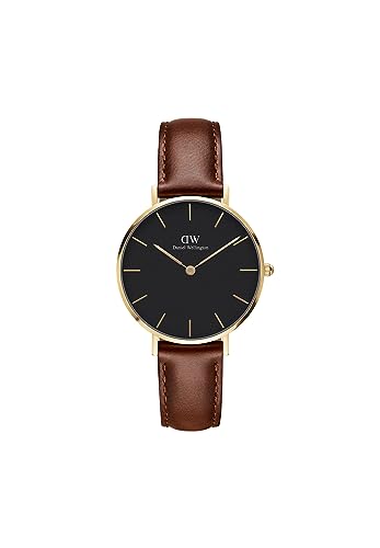 Image of Daniel Wellington Petite Mawes Analog Black Round Dial Water Resistant Women's Wrist Watches
