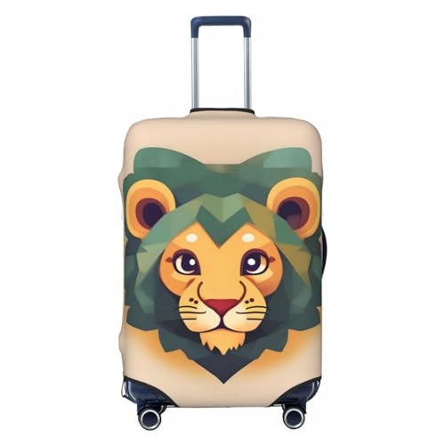 Luggage Suitcase Cover Protector, Printed Cartoon lion Luggage Covers for Suitcase, Baggage Covers Fits 18-32 Inch Luggage