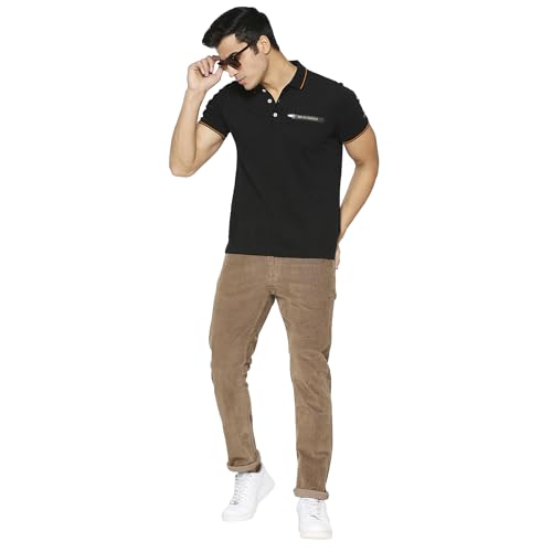 Image of Being Human Beige Slim Straight Fit Men's Denims Clothing