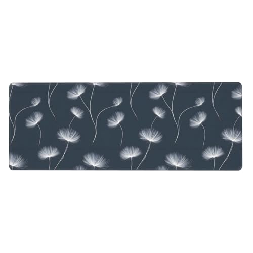 Grand tapis de souris de jeu pissenlit sous-main de bureau pour ordinateur portable