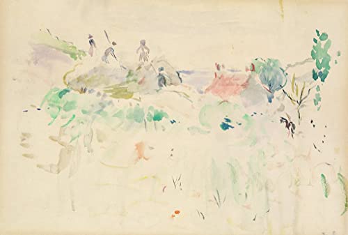 Toile les Meules de foin à Jersey Berthe Morisot pour habiller un grand mur blanc de salon