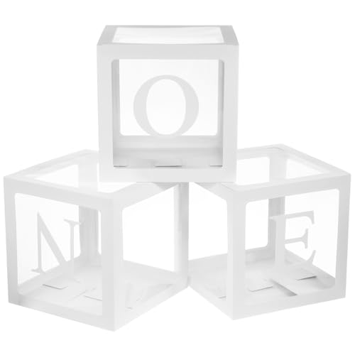 Generic バルーンボックス 誕生日 文字 セット 透明 One 風船 ボックス 1歳 飾り付け アルファベット バルーン 誕生日 披露宴