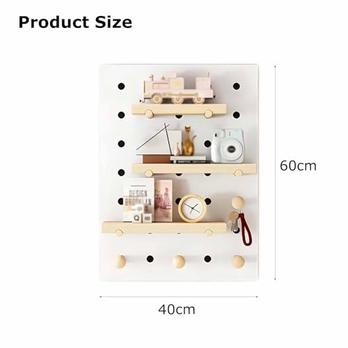 Genérico Estante de Pared para Herramientas con Panel Perforado para Garaje, Almacenamiento de Brocas, Soportes para Juegos de Llaves, Paneles Perforados, Organizador de Pared Combinado con Panel per