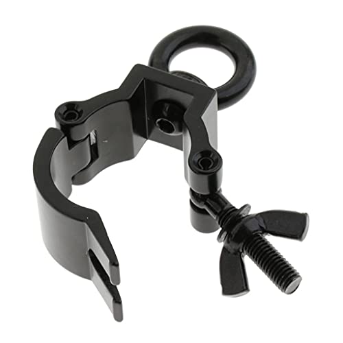 AMLESO Suporte de gancho de alumínio 75 kg de carga para DJ Bar Light 11 x 3 cm