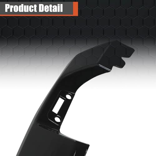 Image of labwork Glossy Black Front Bumper Skid Plate Lower Valance Molding Trim Replacement for F150 2021-2023 ML34-17F771-ACW