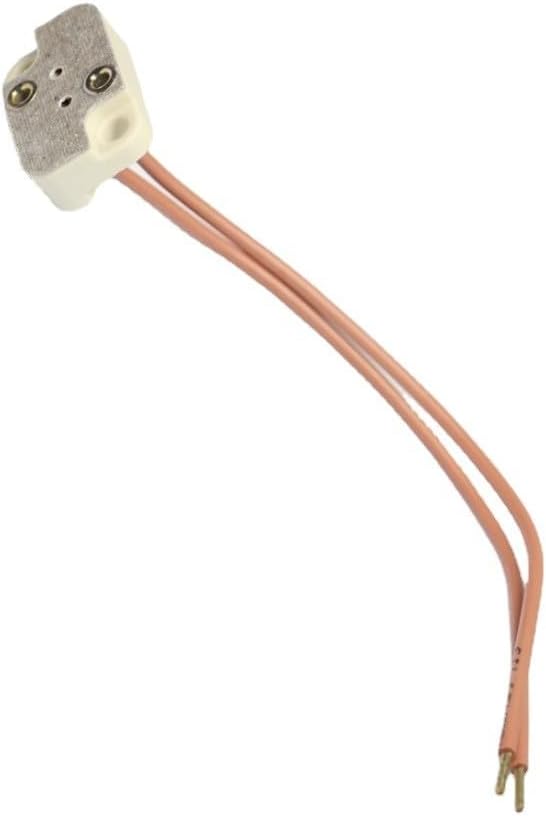 901 lamp Holder Tungsten Halogen lamp G6.35 Ceramic lamp Holder (with Wire)(2PCS)