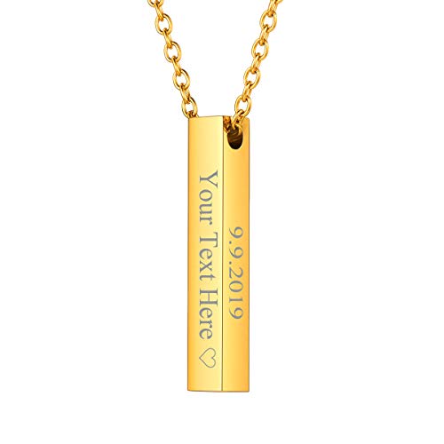 Collier pendentif cube personnalisable le cadeau gravé idéal pour femme