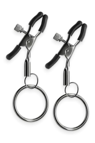 NS Novelties Bound Nipple Clamps C2 Gunmetal 9 cm