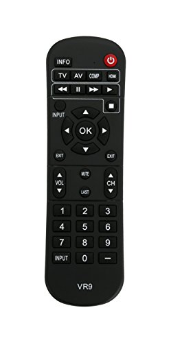 Télécommande VR9 compatible VIZIO avec touches de navigation