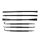 Yctze Pry Bar Kit - 6PCS/Set Doppelendige Hebelstange Hakenset, ABS Kunststoff Schwarz, Zum Entfernen von O-Ring-Dichtungszubeh?r, Demontage-Hebelstange, Montage-Hebelstange