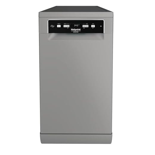 Hotpoint Ariston HA3FC10BS7A0S Lavastoviglie Libera Installazione, Larghezza: 45cm, Profondità 59cm, Altezza 85cm, Lavastoviglie Esterna Con Capacità 10 coperti, Classe Energetica C