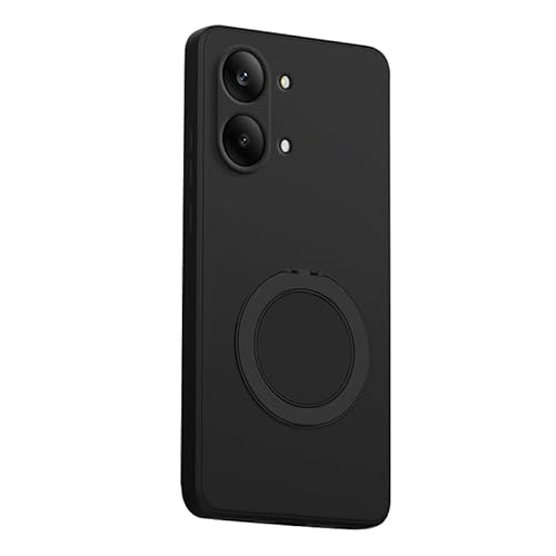 KOOLRIVER�EFor POCO X8 Pro Max �P�[�X �\�t�g�P�[�X �X�g���b�v�� �X�^���h�@�\ �����O�t�� For ���� �V���I�~ �v��/�v���}�b�N�X(�u���b�N)