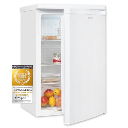 Exquisit Frigorifero intero KS16-V-040D, bianco, volume 126 l, frigorifero senza