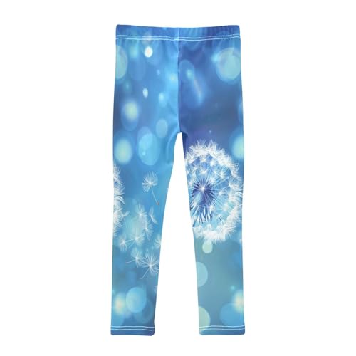 Toddler Girls Leggings Printed Yoga Pants Leggings Dandelion Blue Dot for Kids2