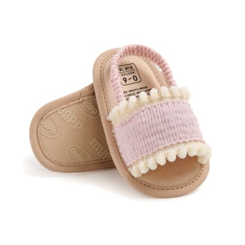 Image of Infant Baby Boys Girls Summer Sandals Party Wedding Dress Flats Shoes Newborn Crib Shoes First Walkers Prewalkers 0-18 Months