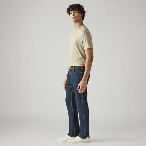 Image of Levi's Men's 527 Dark Indigo Bootcut Fit Mid-Rise Jeans