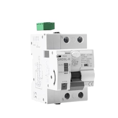 Reconectador automático GRD9L 2P 40A 30mA para protección contra fugas