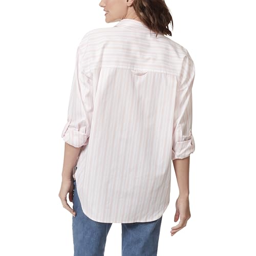 Image of Gloria Vanderbilt Women's Amanda Oversized Button Down Shirt with Roll-tab Sleeves