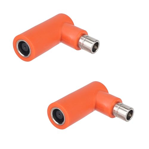 2pcs DC7909 to DC8020 Adapter, 90 Degree Right Angle Copper