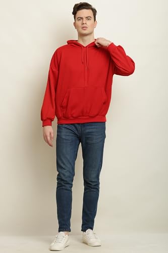 Image of Fleece Oversized Fit Pocket Hoodie for Men Small to 10xl