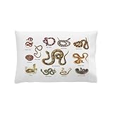 CafePress Snakes Pillow Case Standard Size Pillowcase, Lumbar Pillow Cover Fleece