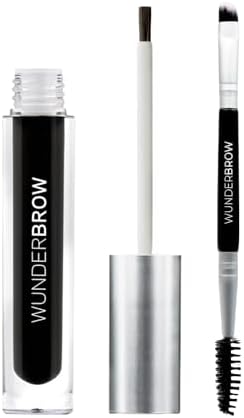 WUNDERBROW Eyebrow Gel, Waterproof, Smudgeproof, Long Lasting, Shade: Jet Black, Vegan and Cruelty-Free