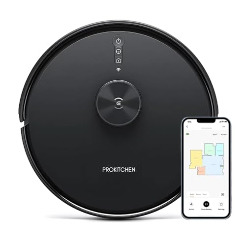 ProKitchen Smart 3-in-1 Robot Vacuum Cleaner | Vacuum + Sweep + M...