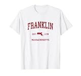 Franklin Massachusetts MA Retro T-Shirts & Gifts