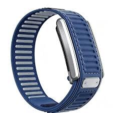 Silicone Smart Band Strap, Blue Replacement Wristband | Magnetic Closure, Stretchy Nylon, Sweat-Resistant, Textured Inner Grip, Active Wear-image-27