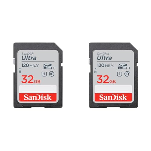 �y �T���f�B�X�N ���K�i �z SanDisk SD�J�[�h 32GB SDHC Class10 UHS-I �ǎ��ő�120MB/s SanDisk Ultra SDSDUN4-032G-GHJNN �V�p�b�P�[�W (× 2)
