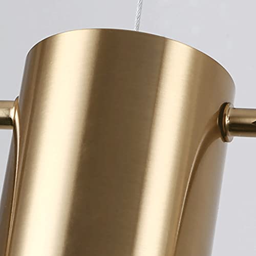 Lustre LED moderne à 5 têtes avec diffuseur acrylique antireflet - 6