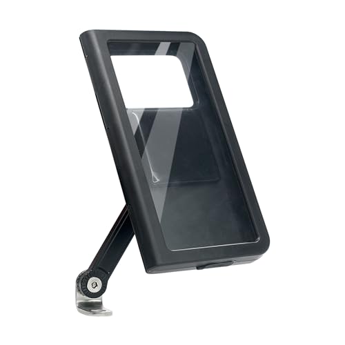 Soporte para teléfono celular de 4.7 a 7 pulgadas con rotación ajustable para moto y bici