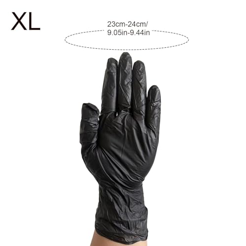Guantes sin polvo con ajuste flexible para teñir el cabello y maquillaje profesional 5