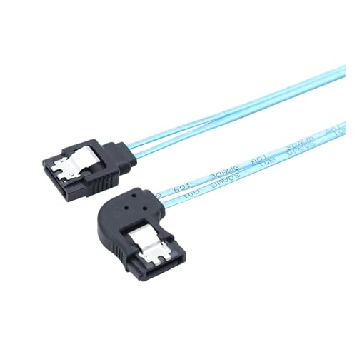 Cable de datos SATA 0.5 m con bloqueo lado izquierdo miniatura 5