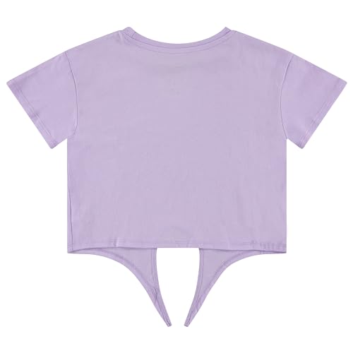 Disney Lilo and Stitch Girls Short Sleeve T-Shirt- Stitch & Angel Girls Tee with Rhinestones Sizes 4-162