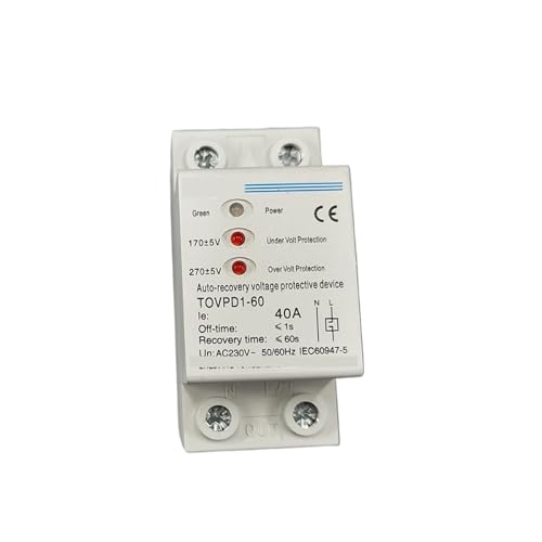 Relais de protection TOVPD1-60 contre la surtension sur rail DIN 230V