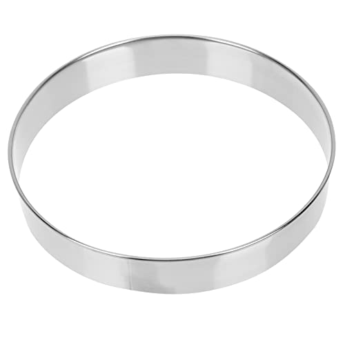 COLLBATH Pizza Saucing Ring Round Baking Tool for DIY Pizza Making Prevents Seasoning Spills Easy to Clean for Home Baking