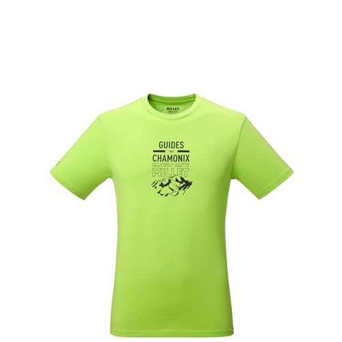T-Shirt Homme Millet en Coton Bio Vert Collection Compagnie des Guides