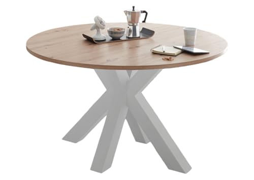 58 aufm Kessel Esstisch Rund ausziehbar Edda 10 110 x 110 x 78 Küchentisch...