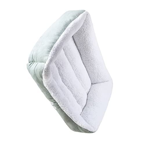 long rich Rectangle Pets Bed with Dog Paw Embroidery, 25 X21, Teal Color, by Happycare Textiles (HCT REC-006) - Image 3