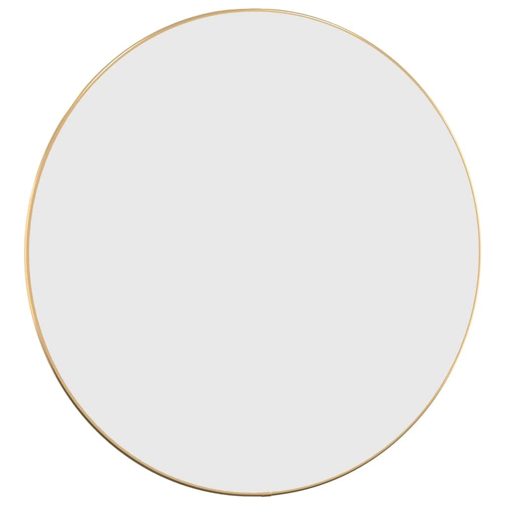 Specchio da Parete Dorato Ø 60 cm Rotondo Oro,348182