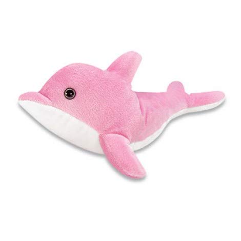 Golfinho de Pelúcia Rosa 32 cm Antialérgico