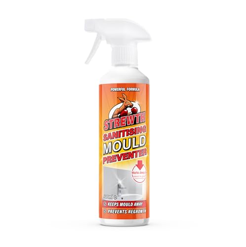 Strewth - Mould Preventer Spray | Powerful Formula to Protect Against Mould and Mildew on Various Surfaces - Long-Lasting, Fast-Acting, Easy to Use Cleaner - 500ml