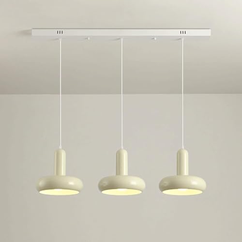 Luminaire réglable en hauteur suspendu pour table à manger et îlot cuisine avec base triple E27