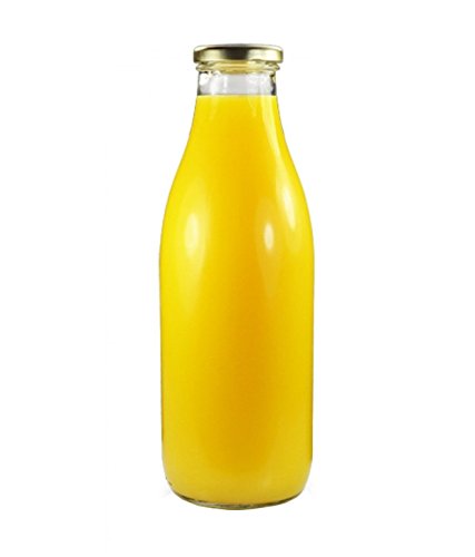 Image of Pure Source India Glass Bottle, 500ml, Set of 2, Clear