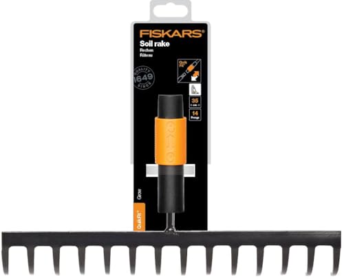 Fiskars Rechen mit 14 Zinken, Werkzeugkopf, Breite: 35 cm – Ansicht 6