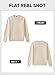 JMIERR Men's Fashion Geometric Texture Crewneck Sweatshirt Casual Long Sleeve Sweatshirts Fashion Fall Winter Pullover Shirts, XL, Apricot